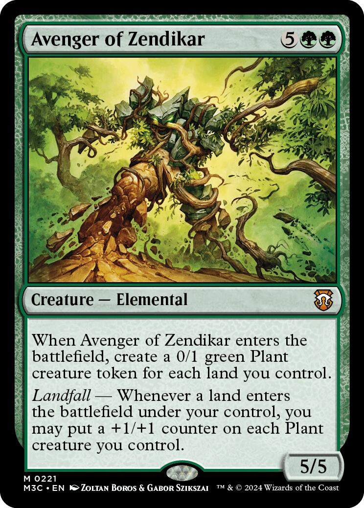 Avenger of Zendikar [Modern Horizons 3 Commander] MTG Single Magic: The Gathering | Red Claw Gaming