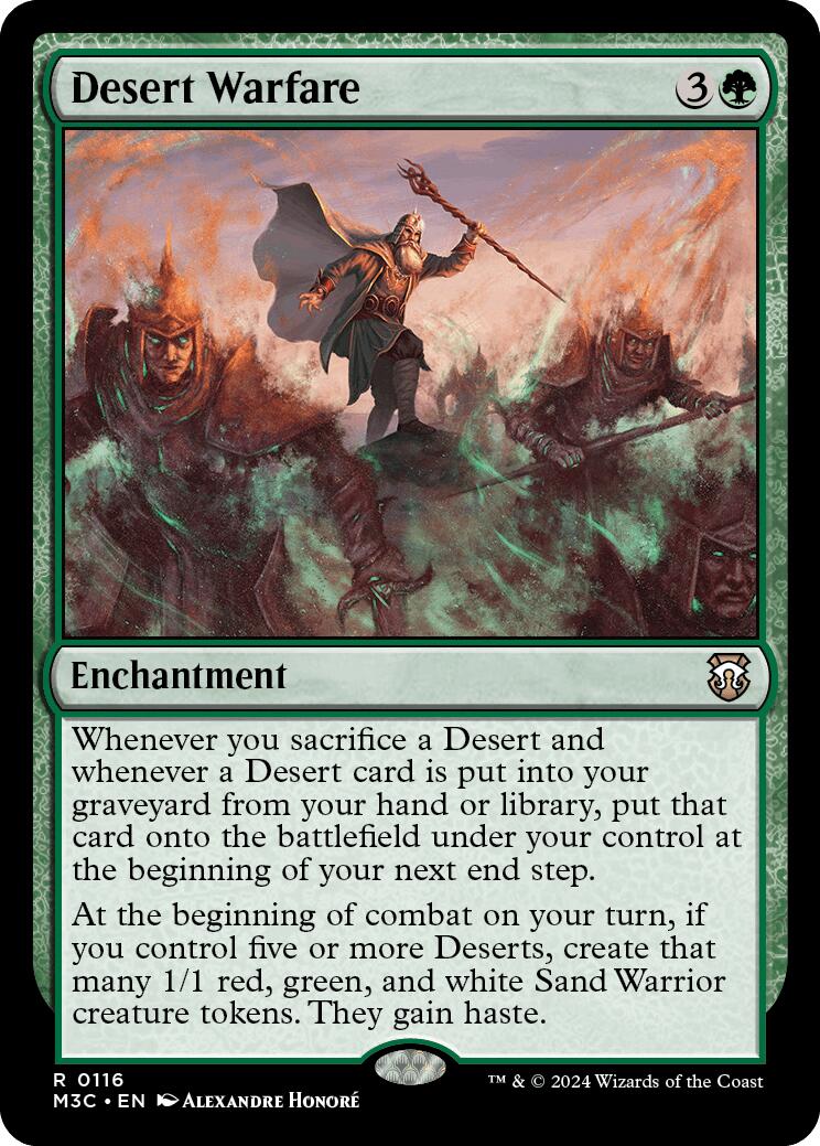Desert Warfare [Modern Horizons 3 Commander] MTG Single Magic: The Gathering | Red Claw Gaming