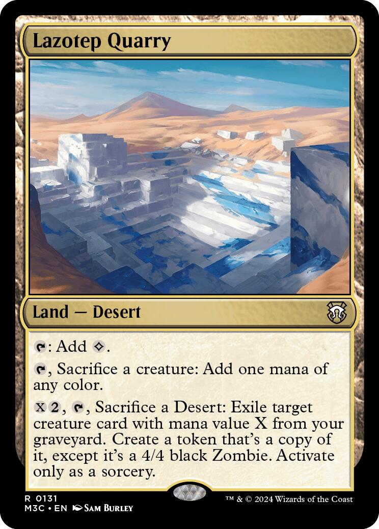 Lazotep Quarry [Modern Horizons 3 Commander] MTG Single Magic: The Gathering | Red Claw Gaming