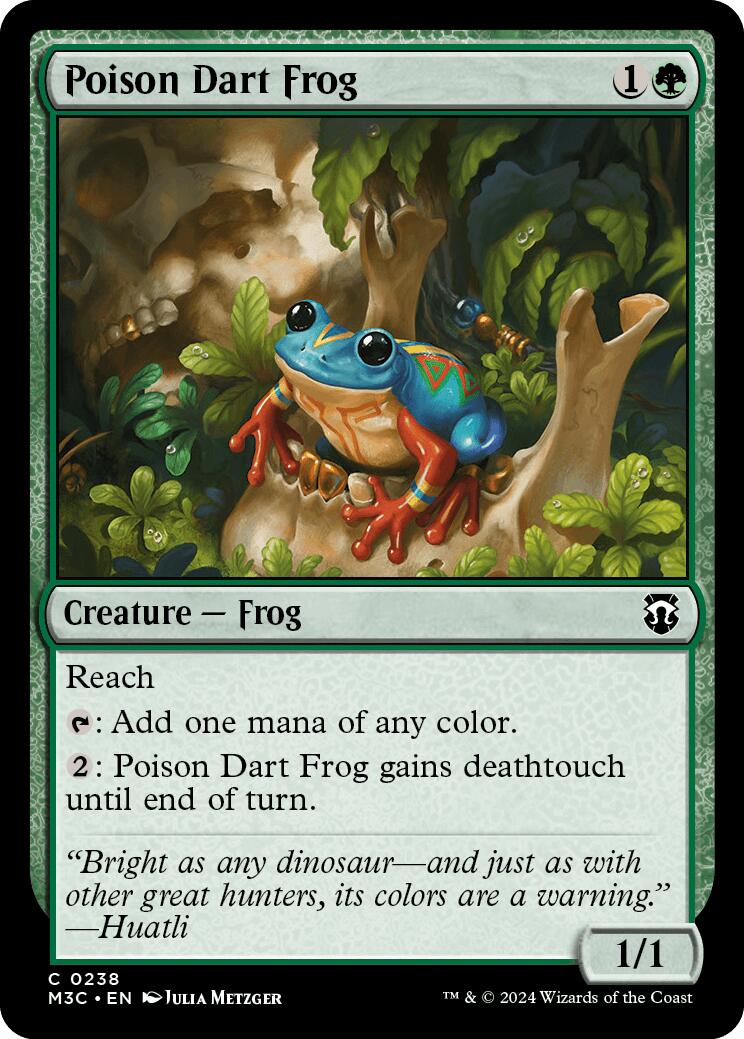 Poison Dart Frog [Modern Horizons 3 Commander] MTG Single Magic: The Gathering | Red Claw Gaming