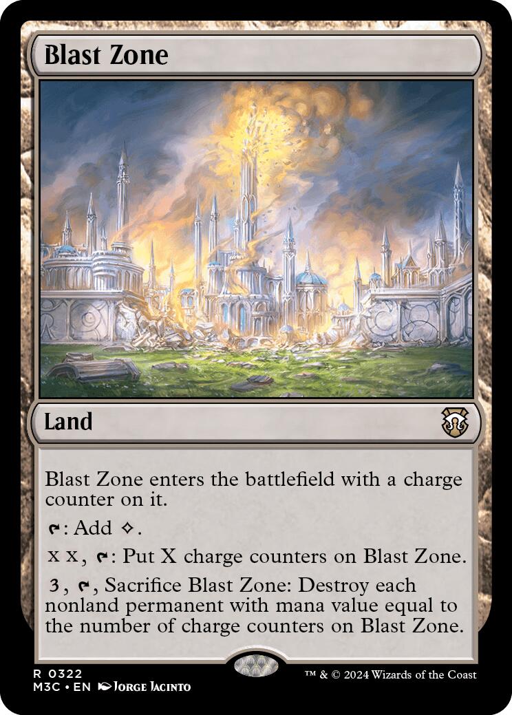 Blast Zone [Modern Horizons 3 Commander] MTG Single Magic: The Gathering | Red Claw Gaming