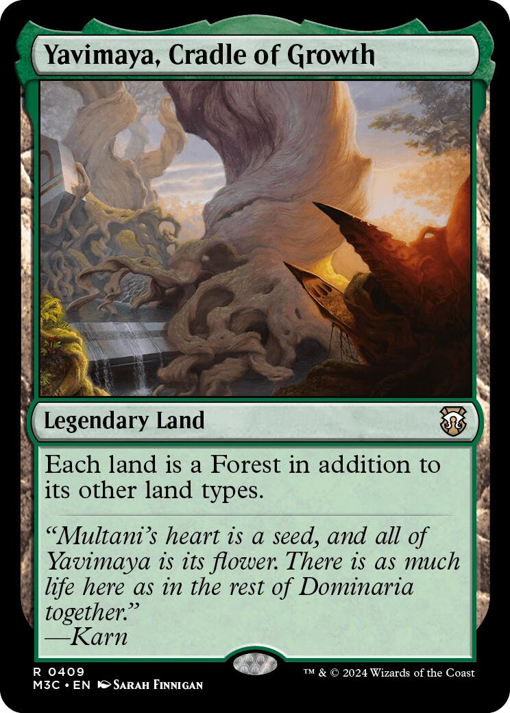 Yavimaya, Cradle of Growth [Modern Horizons 3 Commander] MTG Single Magic: The Gathering | Red Claw Gaming