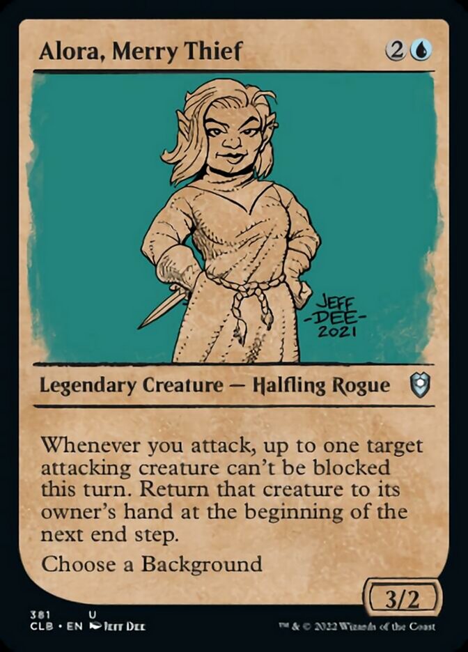 Alora, Merry Thief (Showcase) [Commander Legends: Battle for Baldur's Gate] MTG Single Magic: The Gathering | Red Claw Gaming