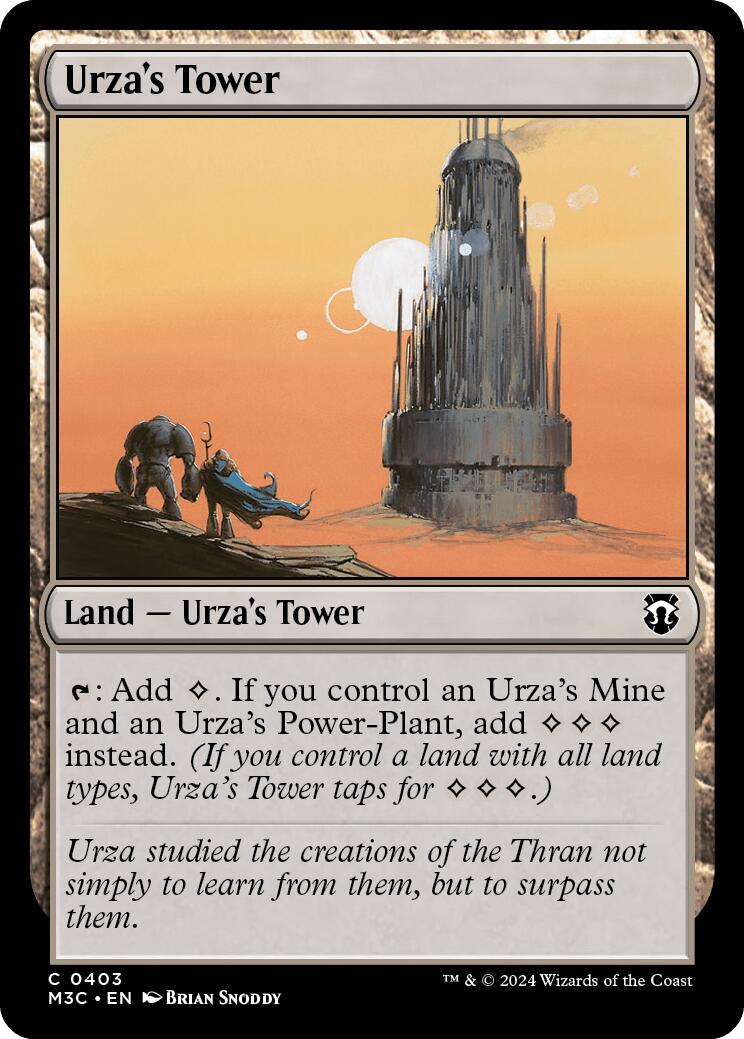 Urza's Tower [Modern Horizons 3 Commander] MTG Single Magic: The Gathering | Red Claw Gaming