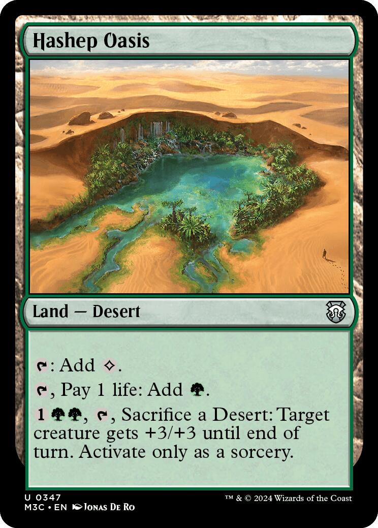 Hashep Oasis [Modern Horizons 3 Commander] MTG Single Magic: The Gathering | Red Claw Gaming