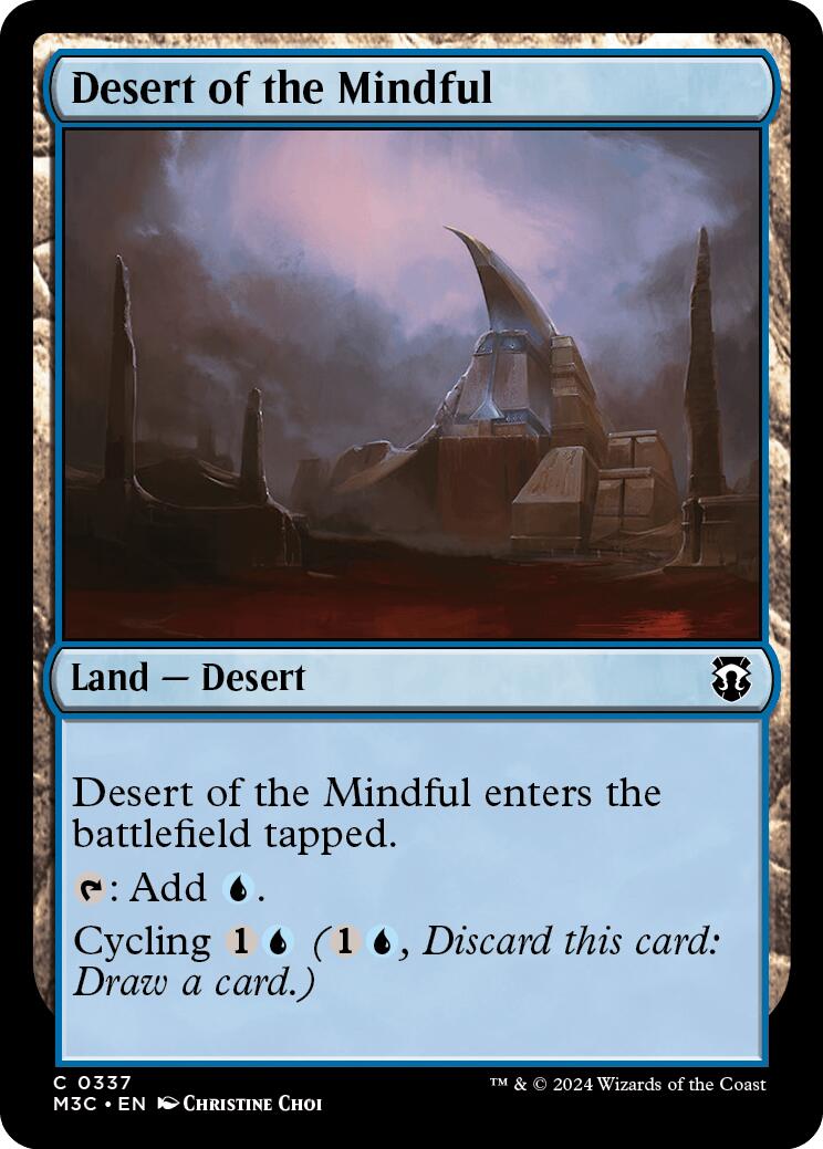 Desert of the Mindful [Modern Horizons 3 Commander] MTG Single Magic: The Gathering | Red Claw Gaming