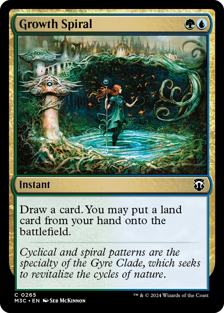 Growth Spiral [Modern Horizons 3 Commander] MTG Single Magic: The Gathering | Red Claw Gaming