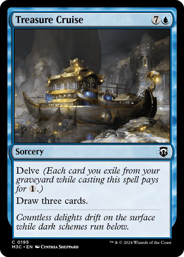 Treasure Cruise [Modern Horizons 3 Commander] MTG Single Magic: The Gathering | Red Claw Gaming