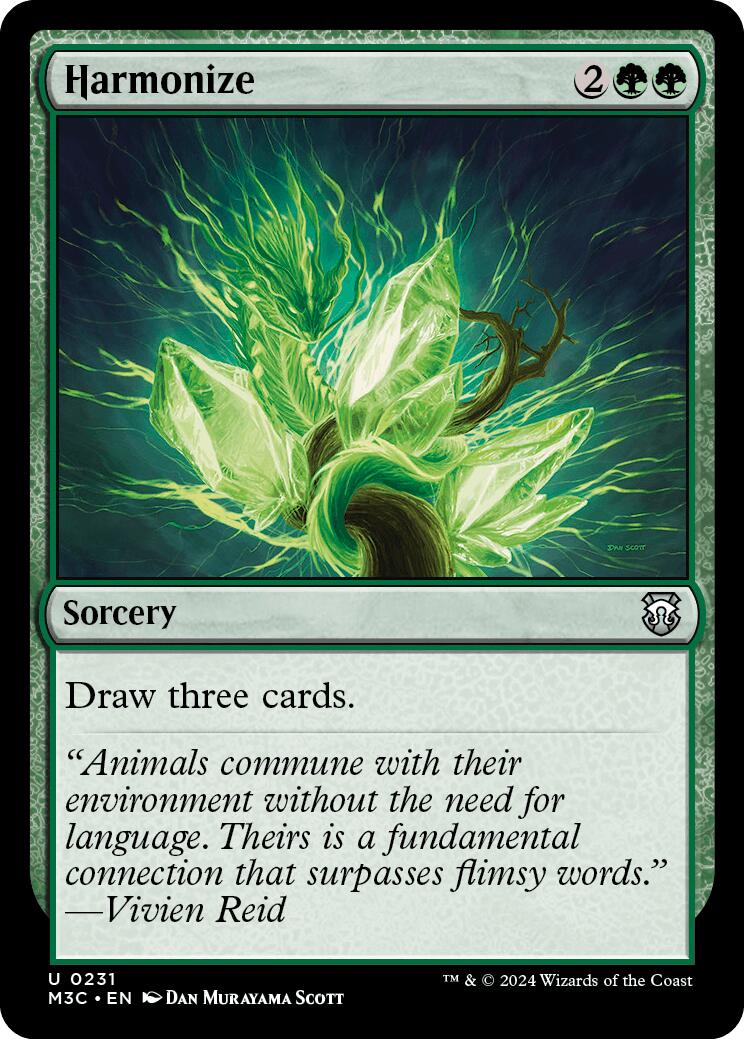 Harmonize [Modern Horizons 3 Commander] MTG Single Magic: The Gathering | Red Claw Gaming