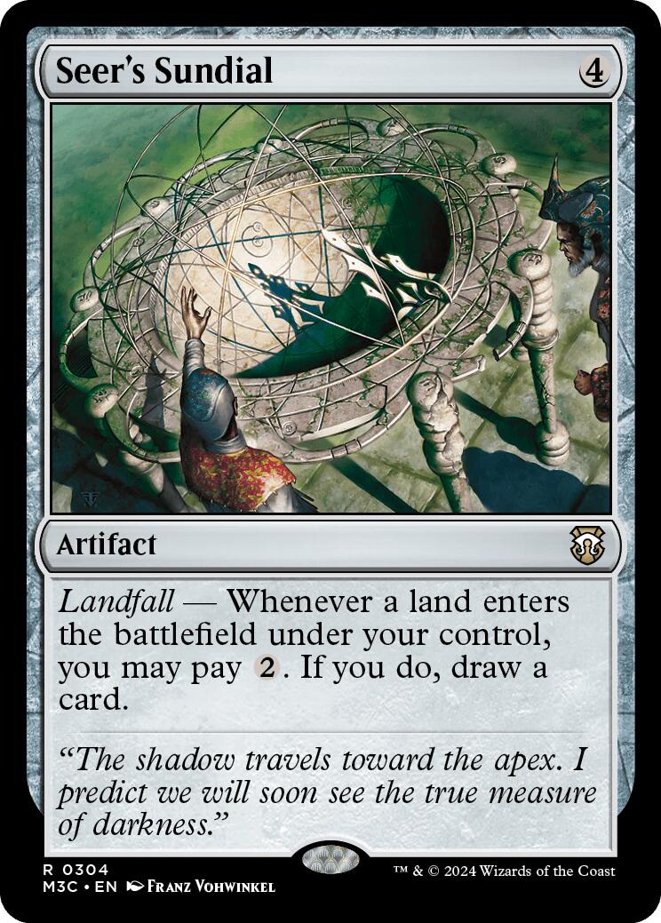 Seer's Sundial [Modern Horizons 3 Commander] MTG Single Magic: The Gathering | Red Claw Gaming