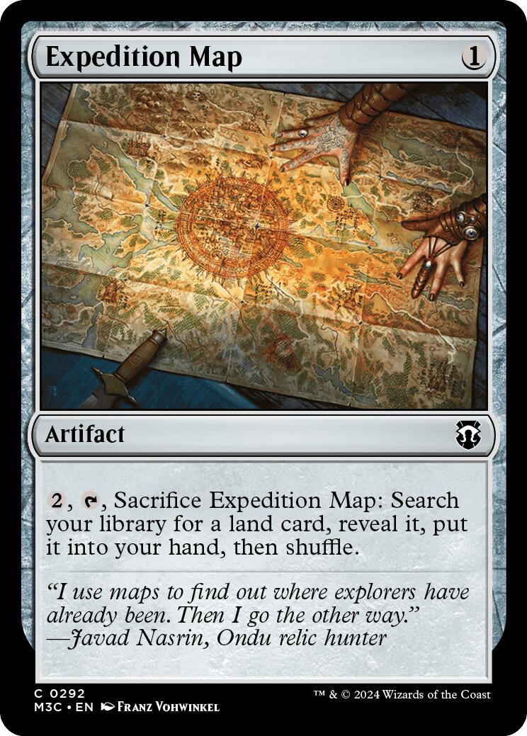 Expedition Map [Modern Horizons 3 Commander] MTG Single Magic: The Gathering | Red Claw Gaming