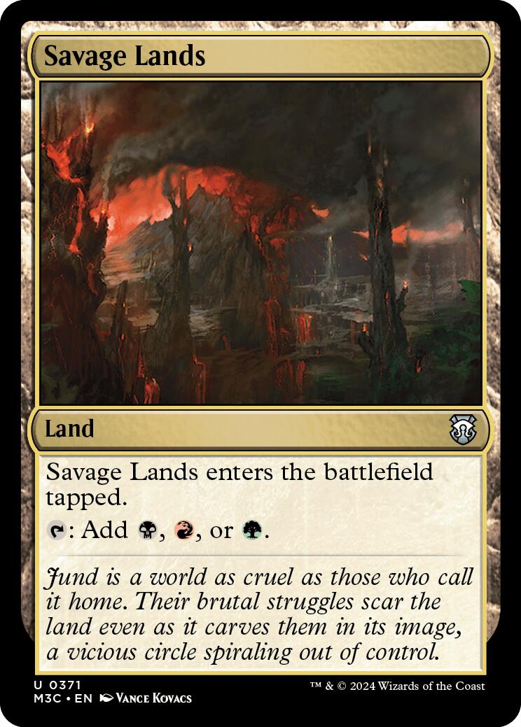 Savage Lands [Modern Horizons 3 Commander] MTG Single Magic: The Gathering | Red Claw Gaming