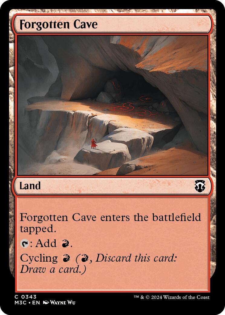 Forgotten Cave [Modern Horizons 3 Commander] MTG Single Magic: The Gathering | Red Claw Gaming