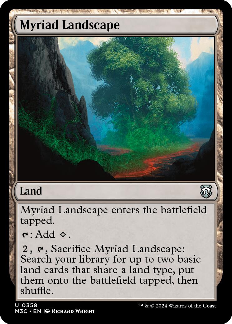 Myriad Landscape [Modern Horizons 3 Commander] MTG Single Magic: The Gathering | Red Claw Gaming