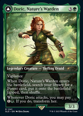 Doric, Nature's Warden // Doric, Owlbear Avenger [Secret Lair Drop Series] MTG Single Magic: The Gathering | Red Claw Gaming