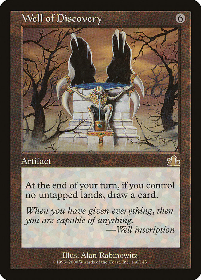 Well of Discovery [Prophecy] MTG Single Magic: The Gathering | Red Claw Gaming