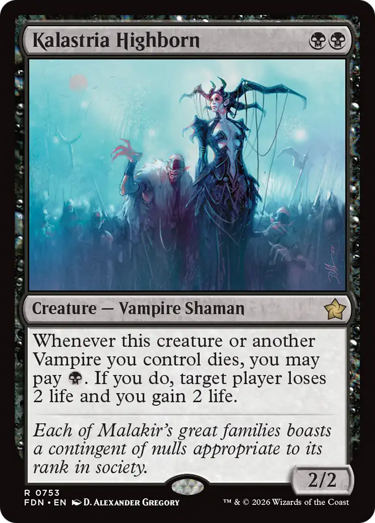 Kalastria Highborn (0753) [Foundations] MTG Single Magic: The Gathering | Red Claw Gaming