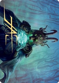 Masked Vandal Art Card (Gold-Stamped Signature) [Kaldheim Art Series] MTG Single Magic: The Gathering | Red Claw Gaming