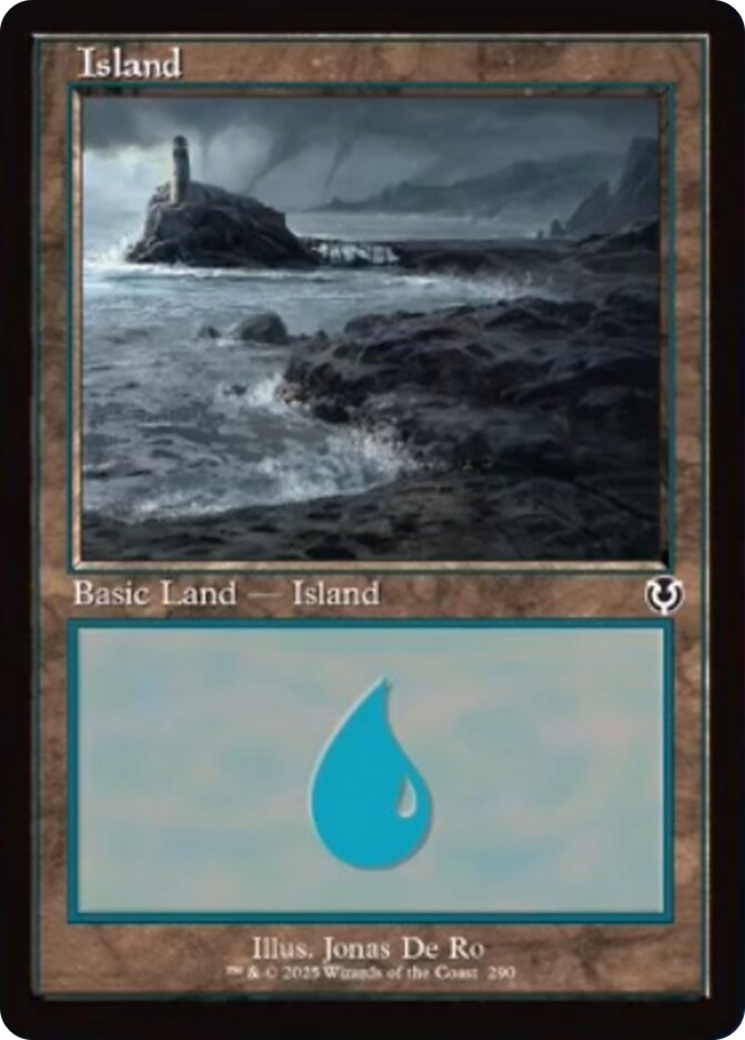 Island (290) (Retro Frame) [Innistrad Remastered] MTG Single Magic: The Gathering | Red Claw Gaming