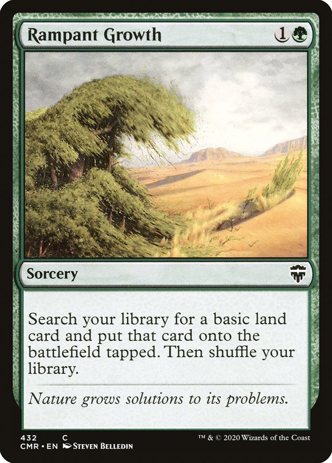 Rampant Growth [Commander Legends] MTG Single Magic: The Gathering | Red Claw Gaming