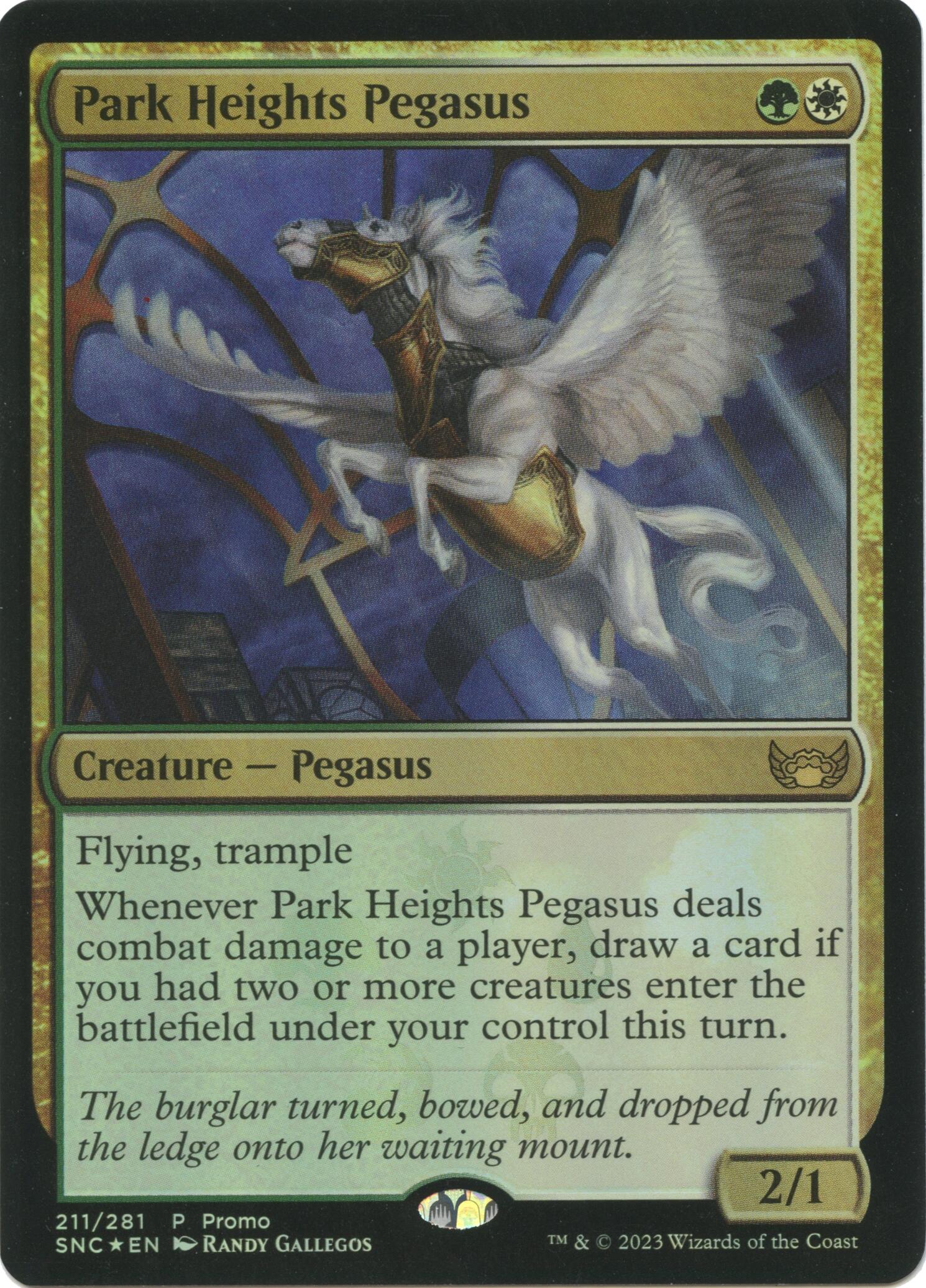 Park Heights Pegasus [Media Promos] MTG Single Magic: The Gathering | Red Claw Gaming