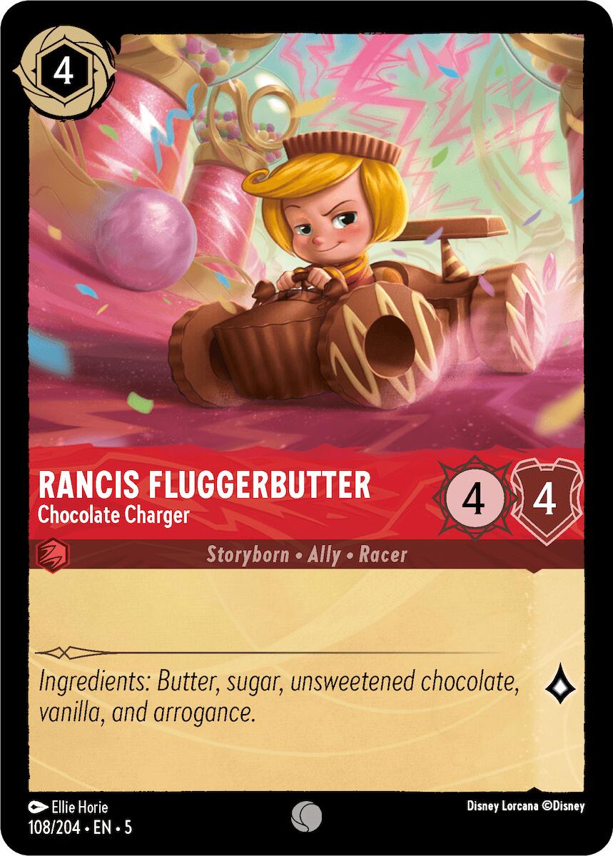 Rancis Fluggerbutter - Chocolate Charger (108/204) [Shimmering Skies] Lorcana Single Disney    | Red Claw Gaming