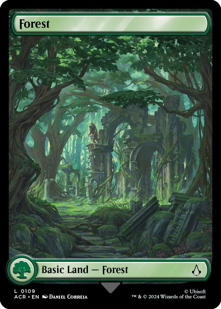 Forest (0109) [Assassin's Creed] MTG Single Magic: The Gathering | Red Claw Gaming
