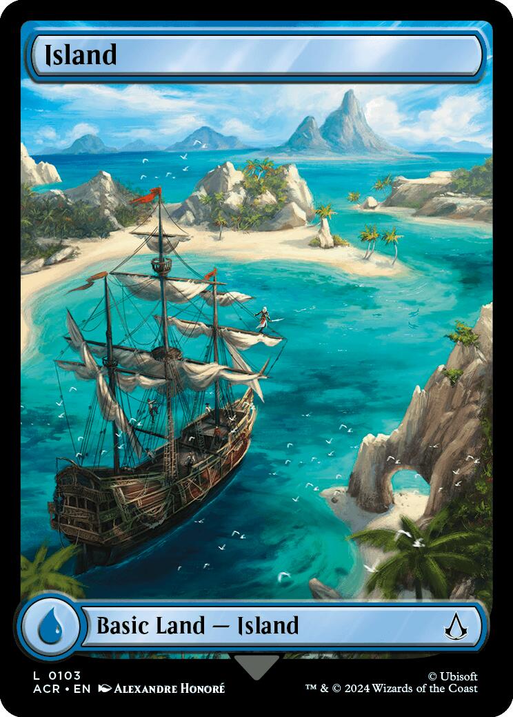 Island (0103) [Assassin's Creed] MTG Single Magic: The Gathering | Red Claw Gaming
