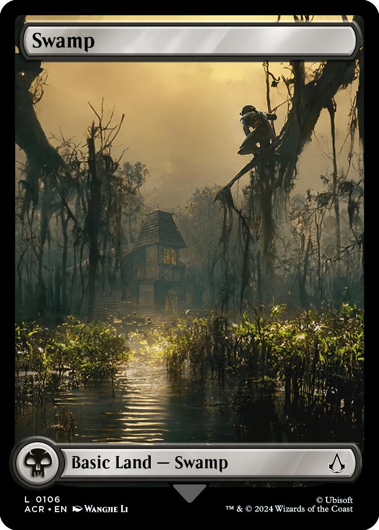 Swamp (0106) [Assassin's Creed] MTG Single Magic: The Gathering | Red Claw Gaming