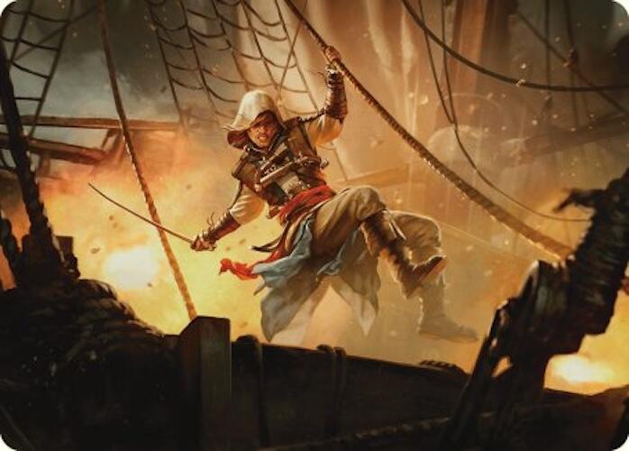 Edward Kenway Art Card [Assassin's Creed Art Series] MTG Single Magic: The Gathering    | Red Claw Gaming