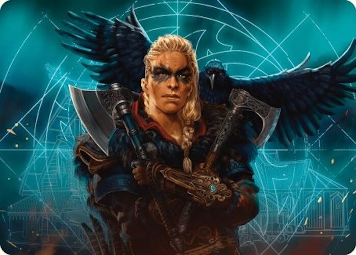 Eivor, Wolf-Kissed Art Card [Assassin's Creed Art Series] MTG Single Magic: The Gathering | Red Claw Gaming