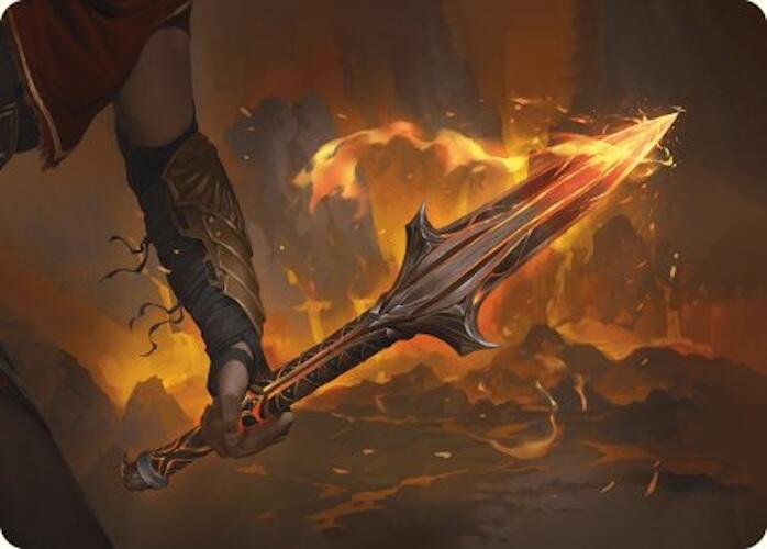 The Spear of Leonidas Art Card [Assassin's Creed Art Series] MTG Single Magic: The Gathering | Red Claw Gaming