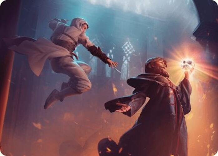 Mortify Art Card [Assassin's Creed Art Series] MTG Single Magic: The Gathering | Red Claw Gaming