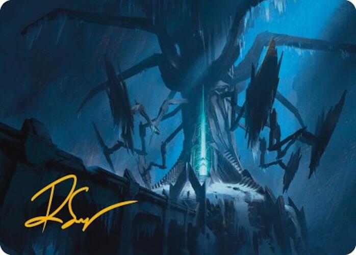 Yggdrasil, Rebirth Engine Art Card (Gold-Stamped Signature) [Assassin's Creed Art Series] MTG Single Magic: The Gathering | Red Claw Gaming