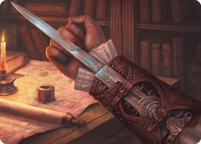 Hidden Blade Art Card [Assassin's Creed Art Series] MTG Single Magic: The Gathering | Red Claw Gaming