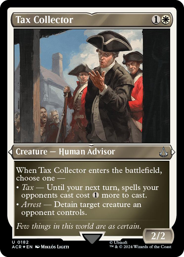 Tax Collector (Foil Etched) [Assassin's Creed] MTG Single Magic: The Gathering | Red Claw Gaming
