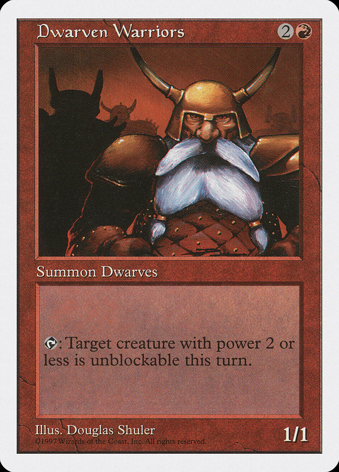 Dwarven Warriors [Fifth Edition] MTG Single Magic: The Gathering | Red Claw Gaming