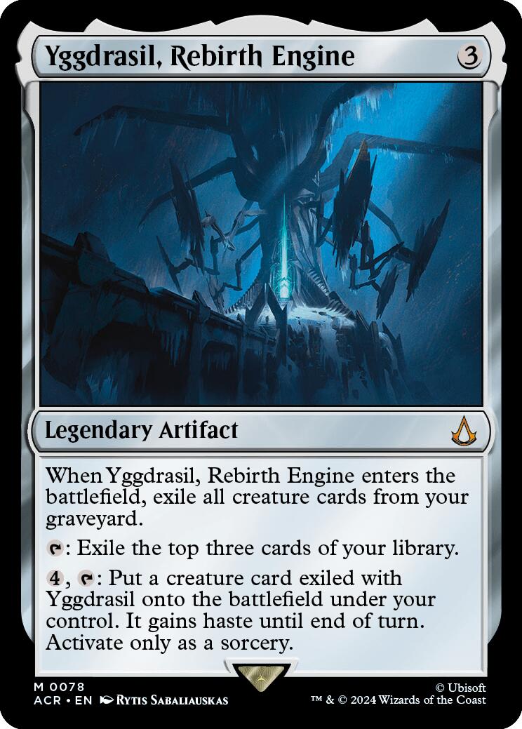 Yggdrasil, Rebirth Engine [Assassin's Creed] MTG Single Magic: The Gathering | Red Claw Gaming