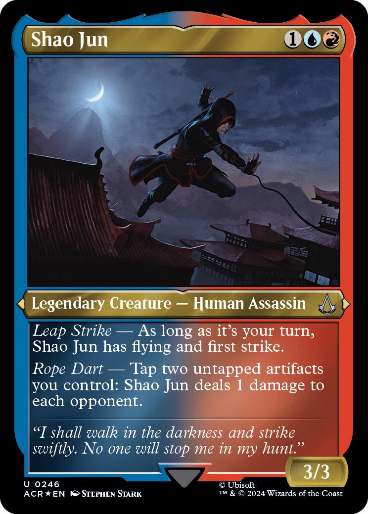 Shao Jun (Foil Etched) [Assassin's Creed] MTG Single Magic: The Gathering | Red Claw Gaming