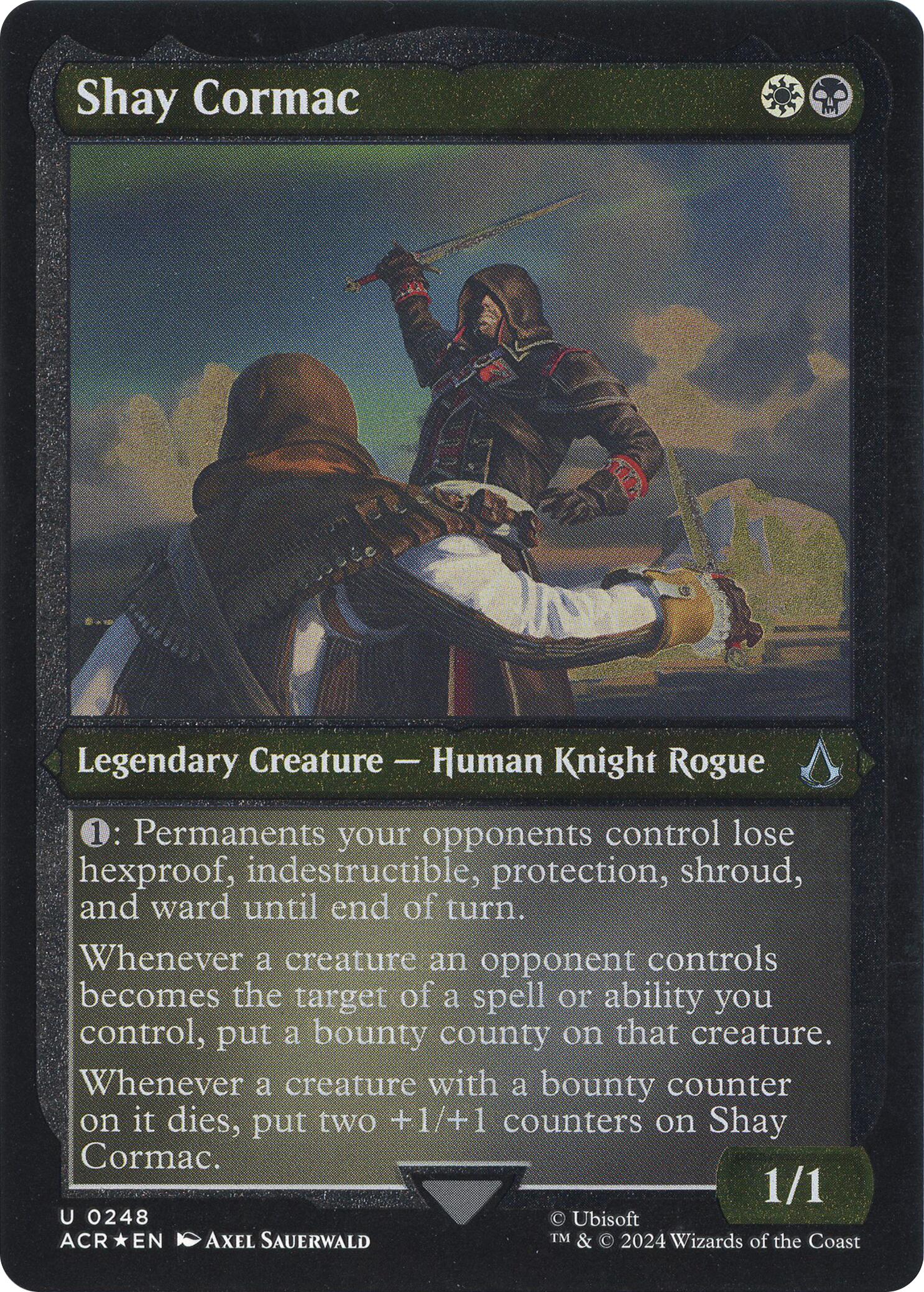 Shay Cormac (Foil Etched) [Assassin's Creed] MTG Single Magic: The Gathering | Red Claw Gaming