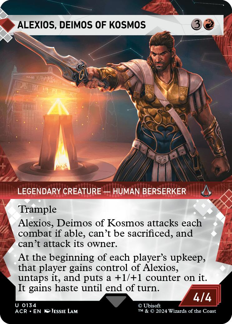 Alexios, Deimos of Kosmos (Showcase) [Assassin's Creed] MTG Single Magic: The Gathering | Red Claw Gaming