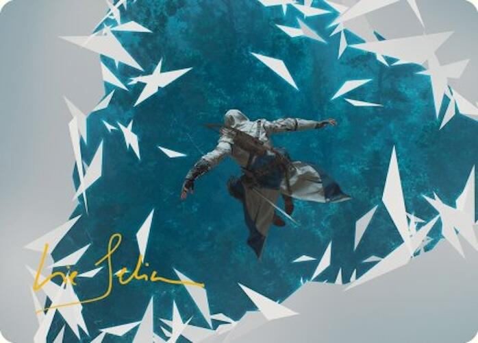 Restart Sequence Art Card (Gold-Stamped Signature) [Assassin's Creed Art Series] MTG Single Magic: The Gathering | Red Claw Gaming