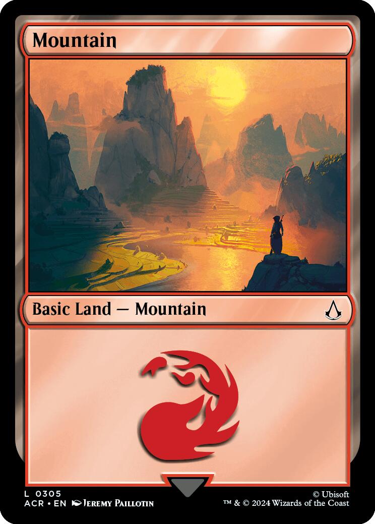Mountain (0305) [Assassin's Creed] MTG Single Magic: The Gathering | Red Claw Gaming