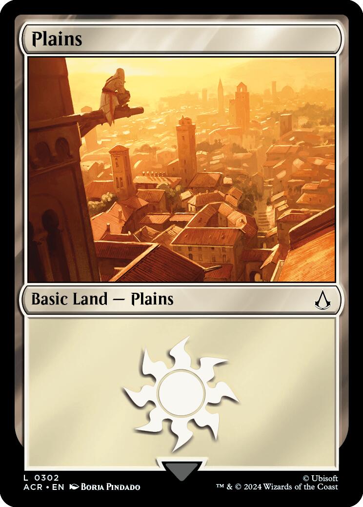 Plains (0302) [Assassin's Creed] MTG Single Magic: The Gathering | Red Claw Gaming