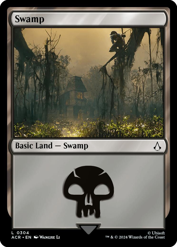 Swamp (0304) [Assassin's Creed] MTG Single Magic: The Gathering | Red Claw Gaming