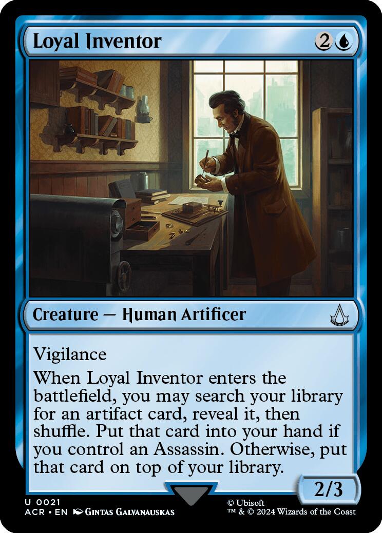 Loyal Inventor [Assassin's Creed] MTG Single Magic: The Gathering | Red Claw Gaming