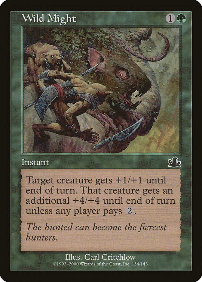 Wild Might [Prophecy] MTG Single Magic: The Gathering | Red Claw Gaming