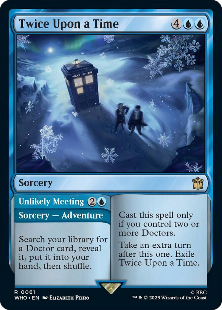 Twice Upon a Time // Unlikely Meeting [Doctor Who] MTG Single Magic: The Gathering | Red Claw Gaming