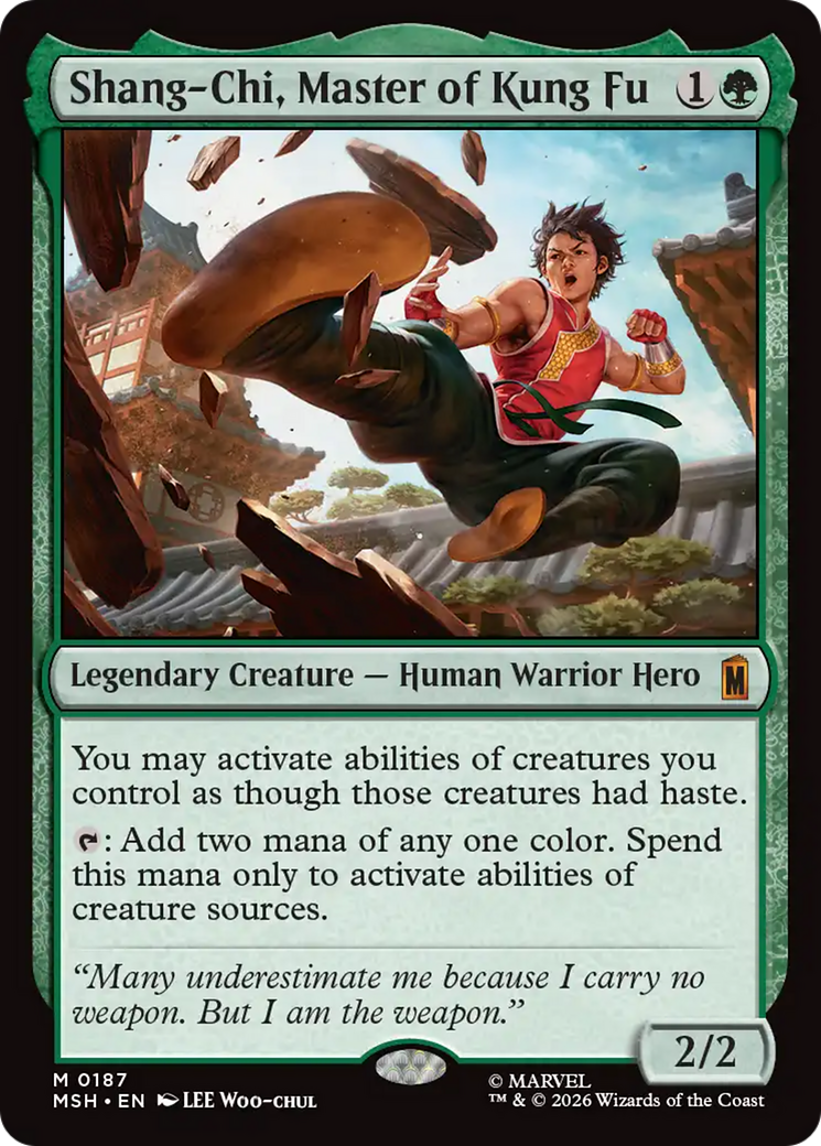 Shang-Chi, Master of Kung Fu [Marvel Super Heroes] MTG Single Magic: The Gathering | Red Claw Gaming