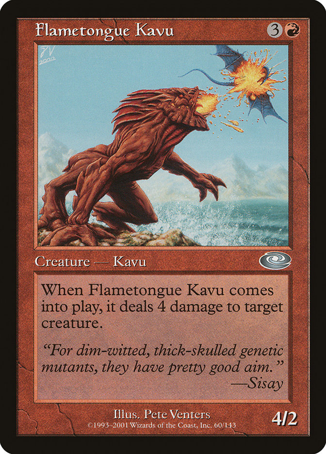 Flametongue Kavu [Planeshift] MTG Single Magic: The Gathering | Red Claw Gaming